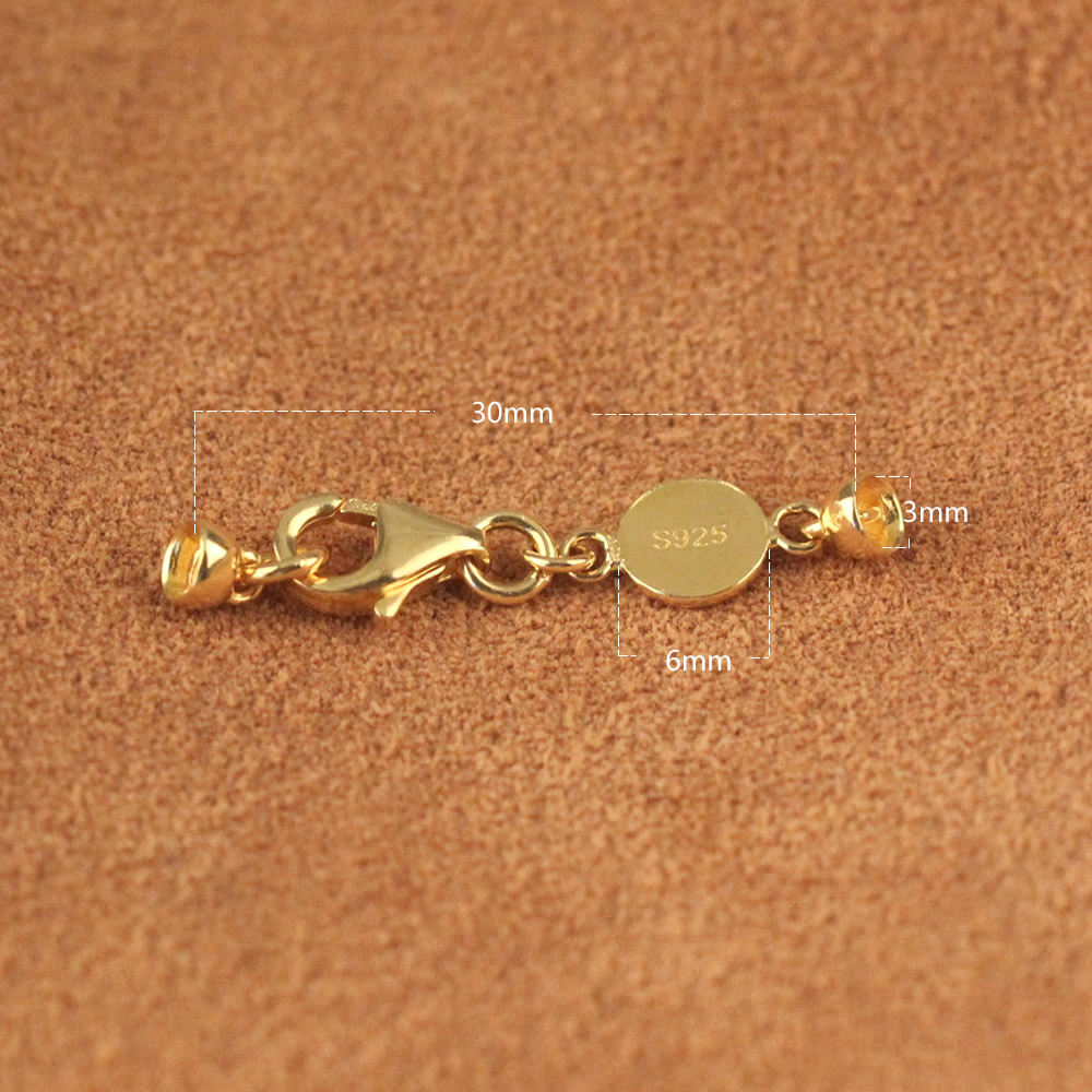 Sterling Silver Cord End Cap with Clasp Sterling Silver Cord End Cap with Clasp