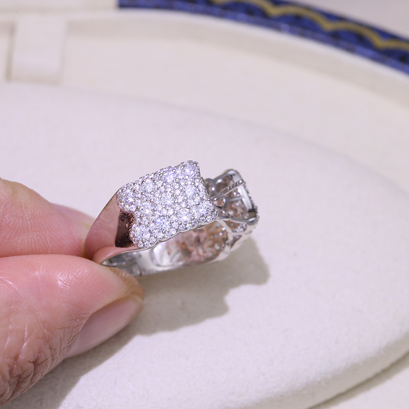 925 sterling silver zircon inlaid pearl ring mount 925 sterling silver zircon inlaid pearl ring mount
