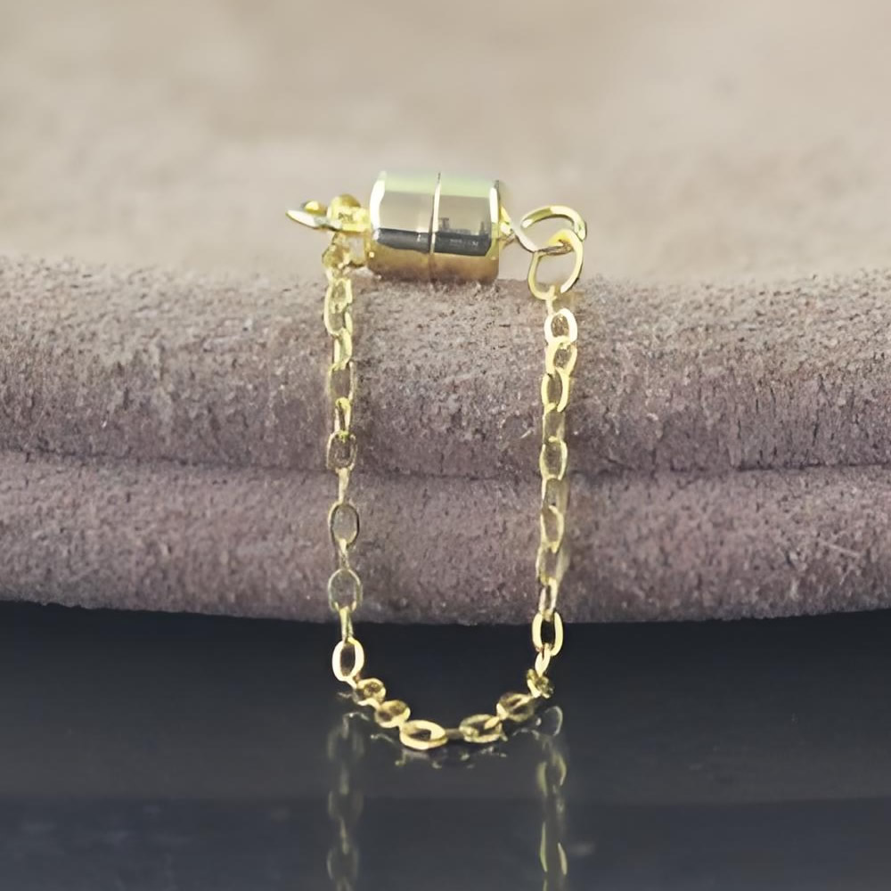 925 Silver Gold Plated Magnetic Connector For Bracelet Necklace 925 Silver Gold Plated Magnetic Connector For Bracelet Necklace