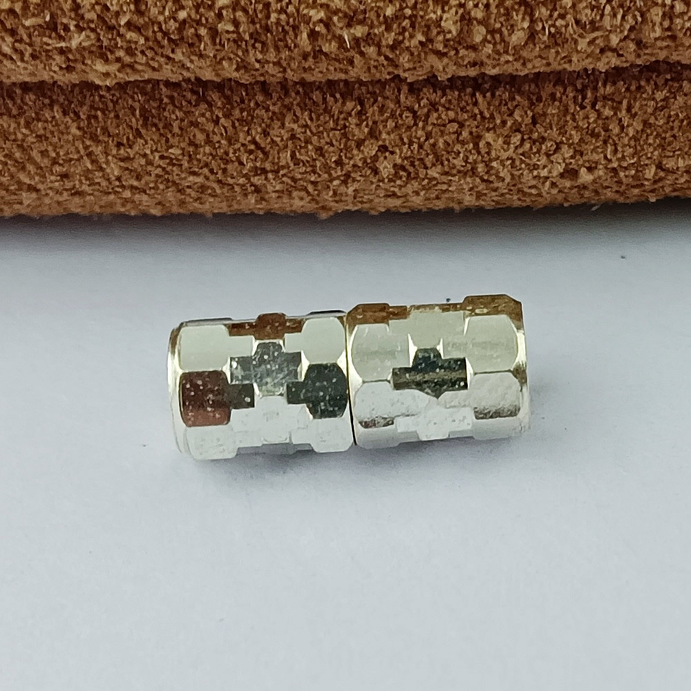 S925 Silver Faceted Barrel Toggle Lab Verified Avoid Counterfeit Silver S925 Silver Faceted Barrel Toggle Lab Verified Avoid Counterfeit Silver