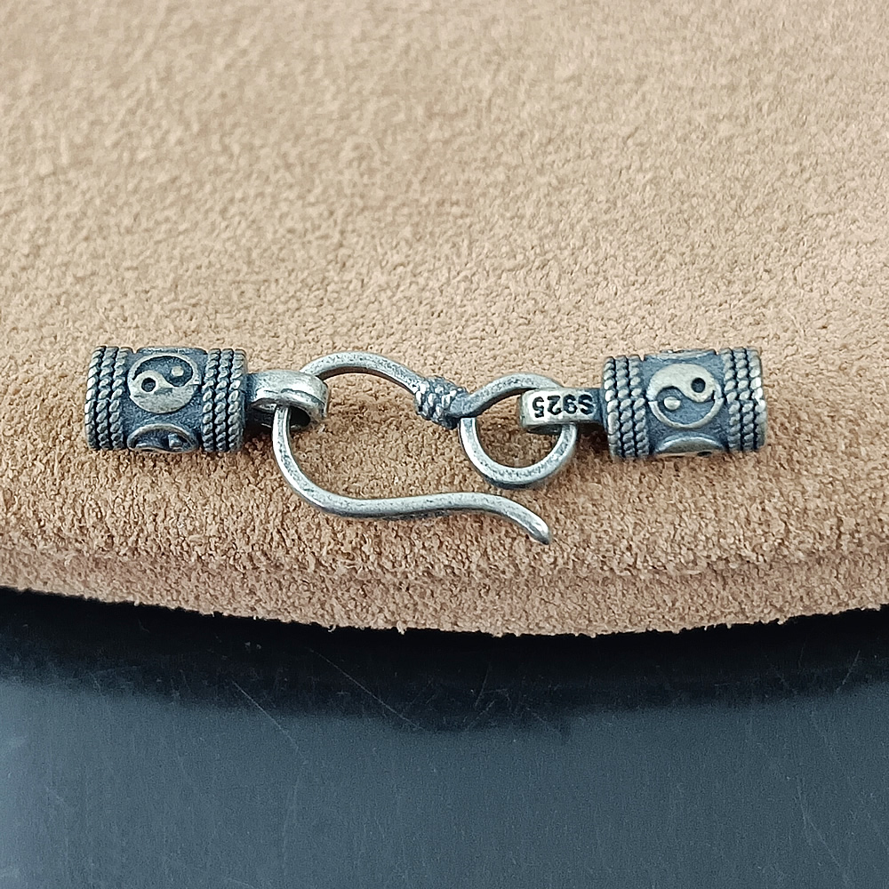 S925 Silver Antique Yin Yang Clasp Lab Verified Avoid Counterfeit Silver S925 Silver Antique Yin Yang Clasp Lab Verified Avoid Counterfeit Silver