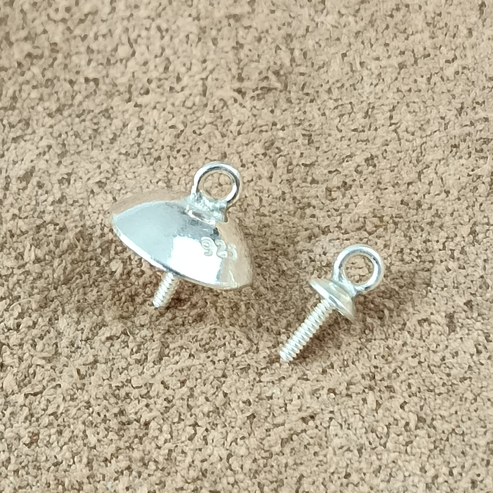 925 Sterling Silver Smooth Pearl Pendant Bail Lab Tested Authentic DDP In Stock Online Anti Tarnish DIY Pearl Jewelry Findings 925 Sterling Silver Smooth Pearl Pendant Bail Lab Tested Authentic DDP In Stock Online Anti Tarnish DIY Pearl Jewelry Findings