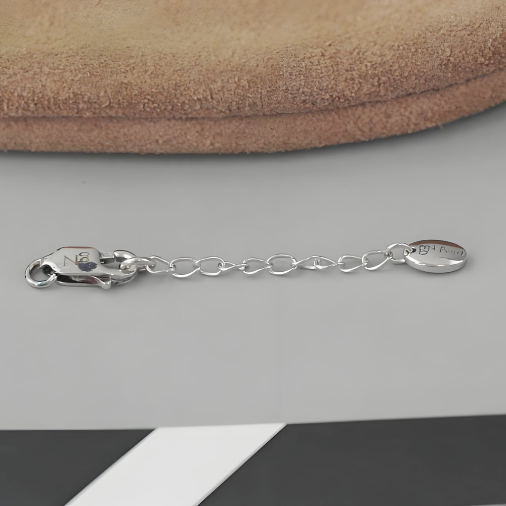 Sterling Silver Cord End With Lobster Clasp Lab Verified Leather Bracelet Fitting Sterling Silver Cord End With Lobster Clasp Lab Verified Leather Bracelet Fitting