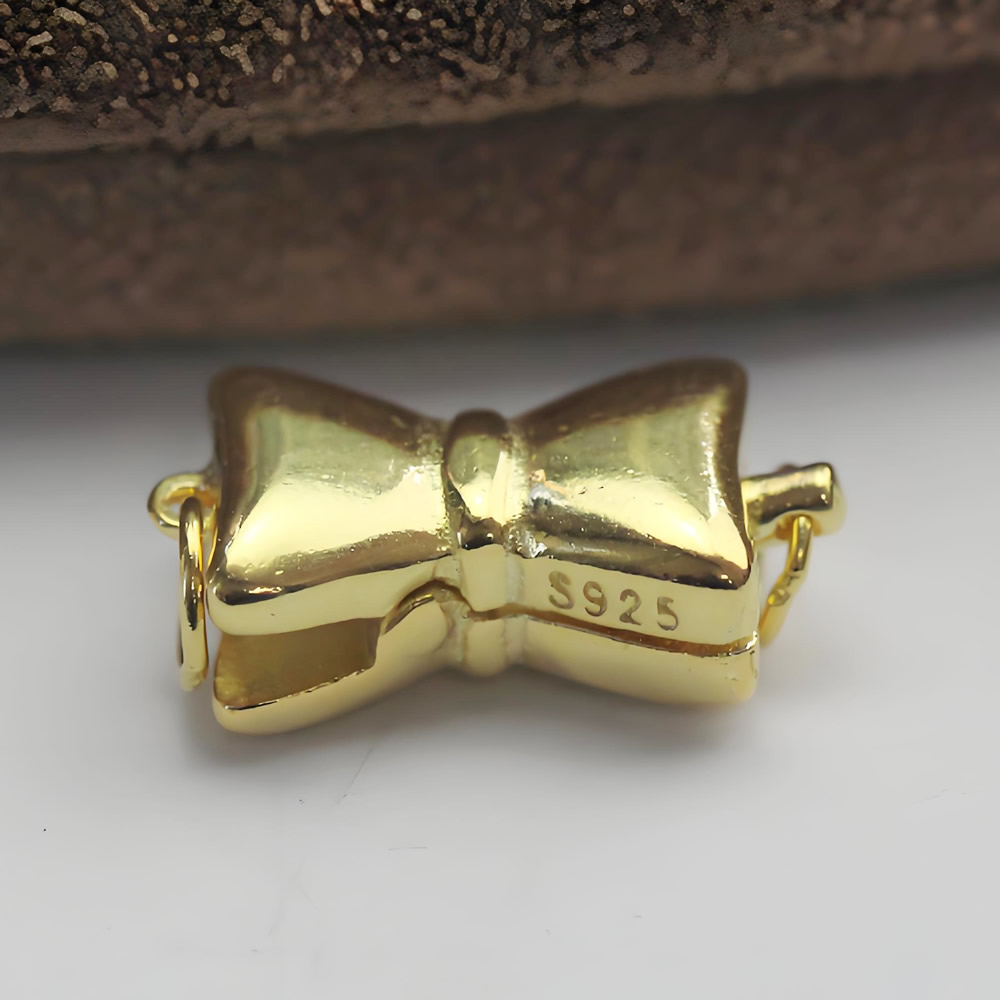 Sterling Silver Bow Shape Slide Insert Clasp Lab Tested Authentic Online Anti Tarnish DIY Bracelet Jewelry Findings Sterling Silver Bow Shape Slide Insert Clasp Lab Tested Authentic Online Anti Tarnish DIY Bracelet Jewelry Findings