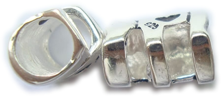 Enamel charm European beads style, 925 sterling silver, non twist the screw in the hole, 11x6x8mm,The hole approx 5mm ，