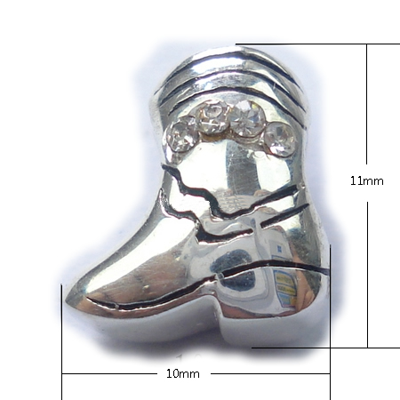 European beads style, 925 sterling silver, non twist the screw in the hole, 11x10x7mm, the hole approx 4.5mm,