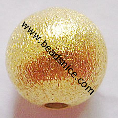 Brass Stardust Beads , Round, nickel  free, lead free,8mm, Hole:Approx 3.5mm,
