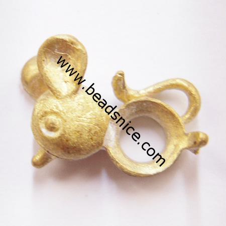 Pendant Jewelry Pendant  brass nickel  free lead free fish-shaped 13x10mm