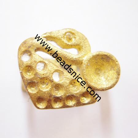Brass bail,pinch style,brass,animal,many colors available,