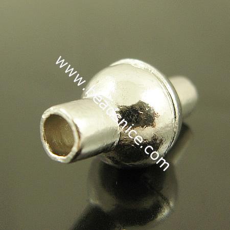 Jewelry alloy Clasp,lead-free, nickel-free,17.5x10mm,hole:approx 3mm,