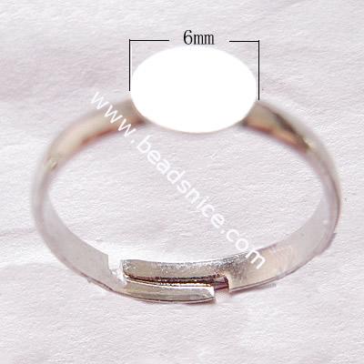 filigree ring base,size:7