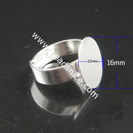 adjustable ring bases,size:6