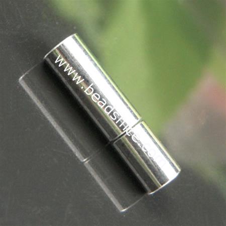 Jewelry brass Clasp,nickel free, lead free,18x4mm,hole:approx 3mm ,
