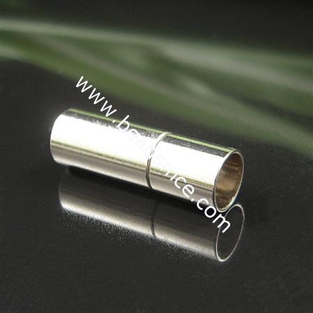 Jewelry Clasp,brass,nickel free, lead free,21.5x11mm,hole:approx 10mm ,
