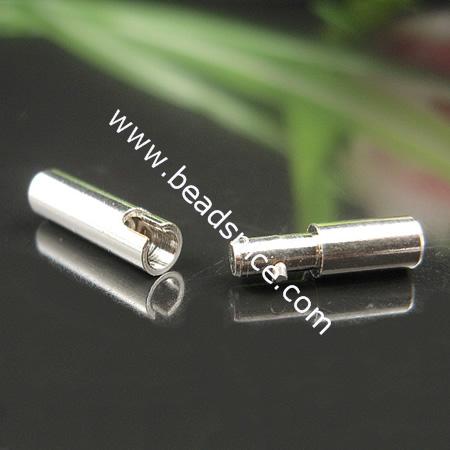 Jewelry Clasp,brass,nickel free, lead free,hole:approx 4mm ,15x5mm,