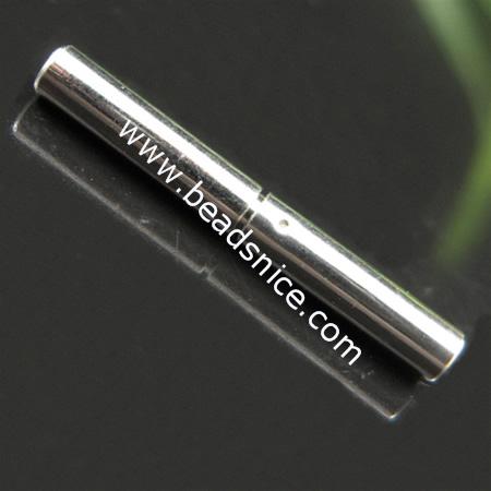 Jewelry Clasp,Stainless Steel,silver plated,18x2mm,nickel free, lead free,hole:approx 1mm ,