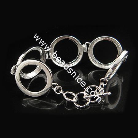 Handmade Jewelry Brass Bracelet, Nickel Free, Lead Safe,27.5MM,Inside diameter：20mm,8.7 Inch,