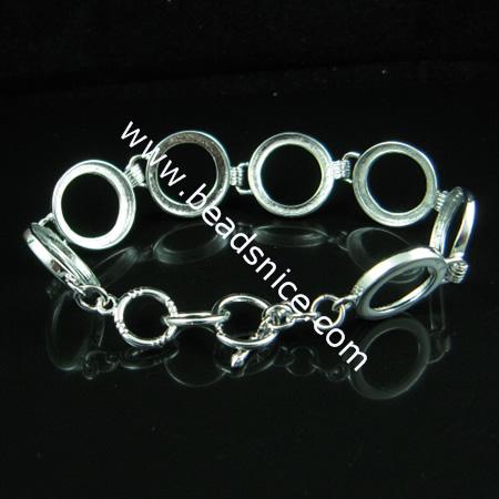Handmade Jewelry Brass Bracelet, Nickel Free, Lead Safe,17.5MM,Inside diameter：12.5mm,8.48 Inch,