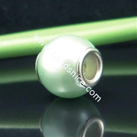South Sea Shell Beads, with brass core, Rondelle, 11x14mm, A grade, Hole:Approx 4.2MM, 