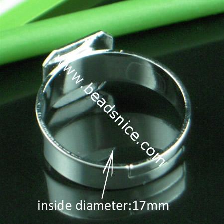 filigree ring base,size:8
