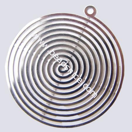 Stainless Steel Computer Beading Patch, jewelry drop,30x28mm,nickel free,Hole:about 1MM, 