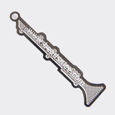 Stainless Steel Computer Beading Patch, jewelry drop,22x5mm,nickel free,Hole:about 1MM, 