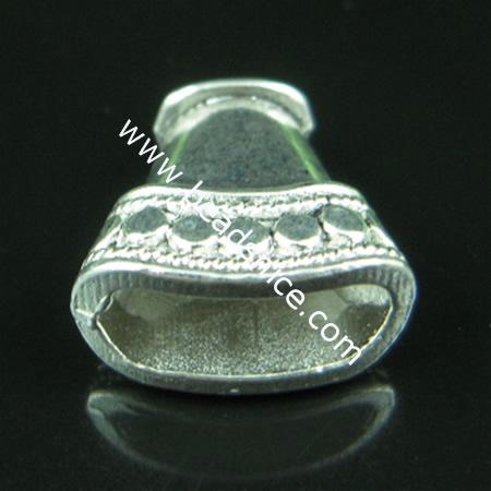 Zinc alloy bead caps/Tips,16.5x16.5mm,hole:about 3mm, lead-free,nicekl free,