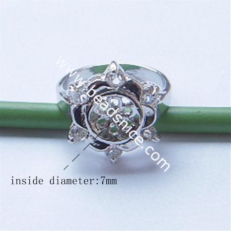 cheap rings settings,size:6,flower