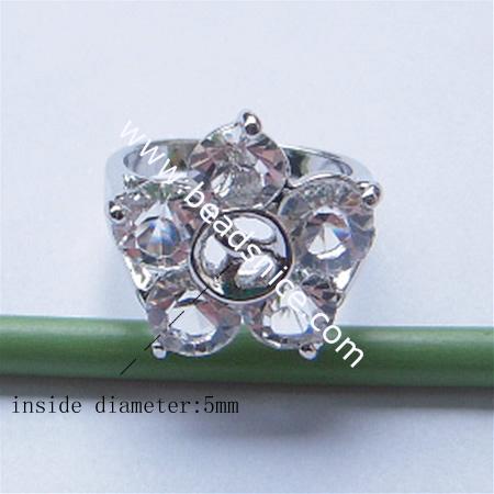 unique rings settings,size:6,flower