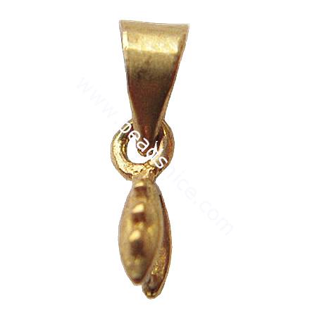 bail,pinch style,brass,leaf,many colors available,