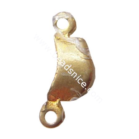 Brass connectors/link,nickel free,lead safe,