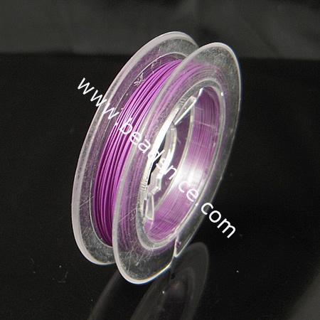 Tiger tail beading wire,7 strand,length：10m, 0.5mm diameter,