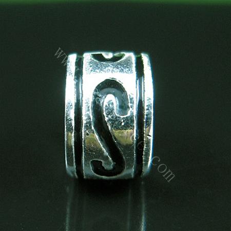 925 Sterling silver enamel charm european style bead,7x8mm,hole:approx 4mm,