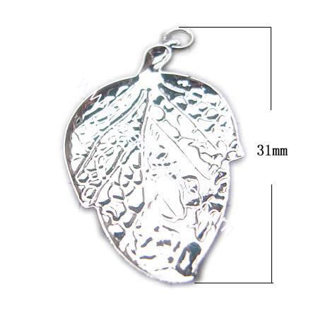 Wholesale pendants,brass,lead-safe,nickel-free,leaf,