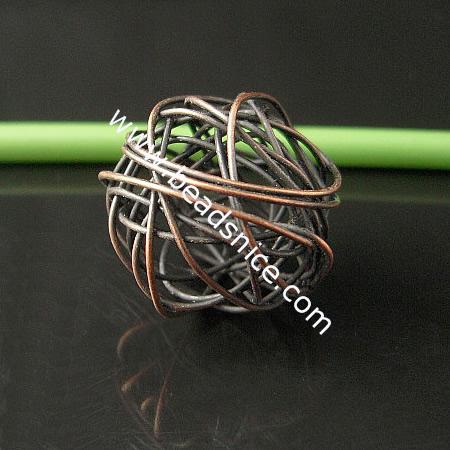Iron Thread Component,20X19mm,Nickel Free,Lead Safe,