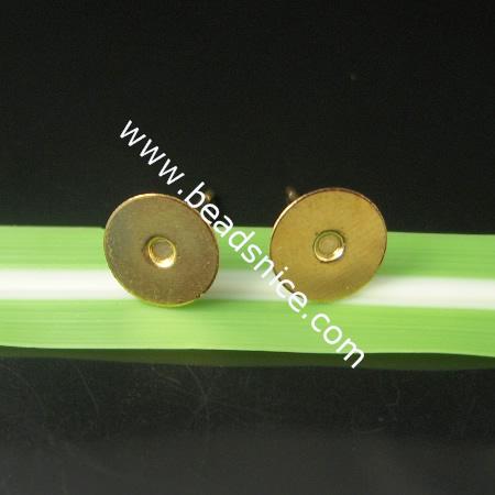 More plated colors for choice,flat pad, without earnut, more plated colors for choice