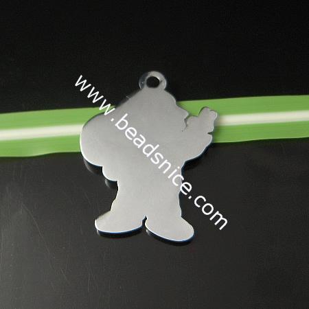 Alloy Pendant,36x28mm,Hole:about 3mm,Lead Safe,Nickel Free,