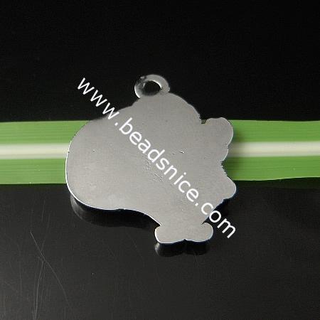 Alloy Pendant,28x23mm,Hole:about 2mm,Lead Safe,Nickel Free,