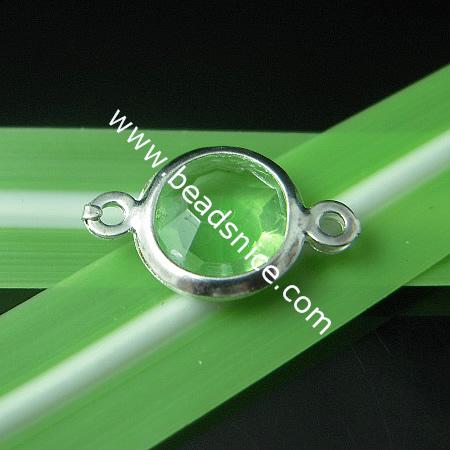 Iron Connectors/Link,Base Diameter:7mm,Hole:about 1mm,Lead Safe,Nickel Free,