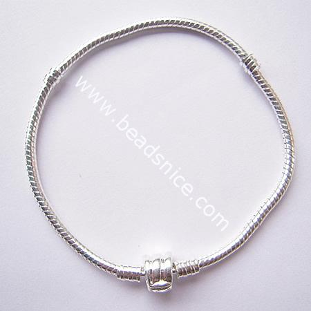 Jewelry Brass Bracelet,8 inch,3mm thick,Lead Safe,Nickel Free,