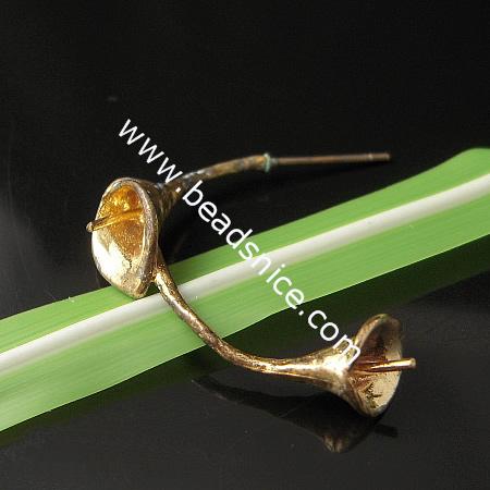 Brass Hook Earwire,26x29mm,Lead-Safe ,Nickel-Free,