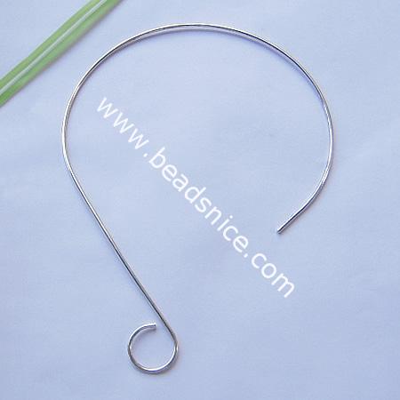 Brass necklace,177x137mm,2mm thick,nickel free,lead safe,