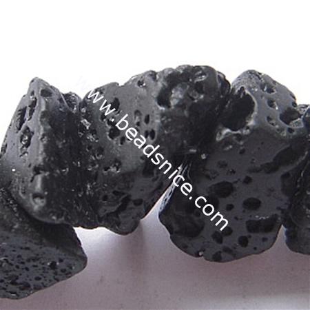 Lava Beads Natural, 10x15mm,Hole:about 0.8mm,16 inch,
