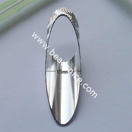 Brass pendant,56.5x16mm,inside diameter:15mm,hole:about 1.5mm,nickel free,lead safe,