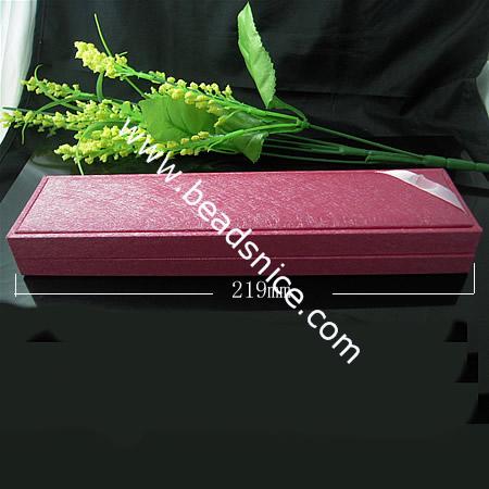Satin jewelry Box,219x53x21mm,