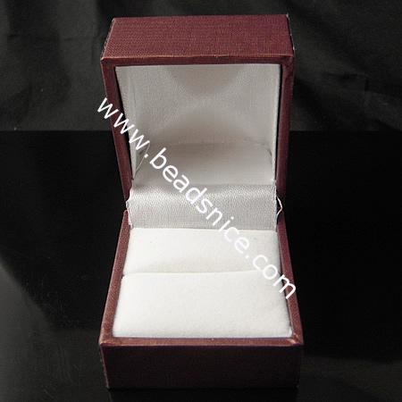 Leather jewelry Box,51x46x39mm,