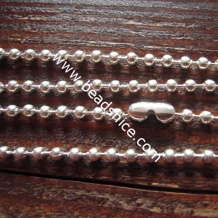 Iron necklace chain,length 22 inch,2.0mm thick,nickel free,