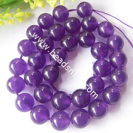 Jade Beads,12mm,14 inch,Hole:about 1.2mm,