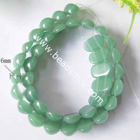  Aventurine Green Natural,11x16mm,16 inch,Hole:about 1mm,