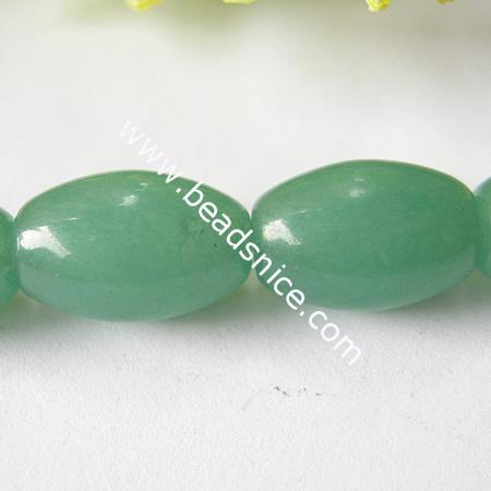  Aventurine Green Natural,12x8mm,16 inch,Hole:about 1mm,